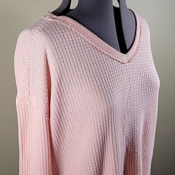 Vintage America Ladies’ Thermal Knit Top Sz S - Picture 5 of 10